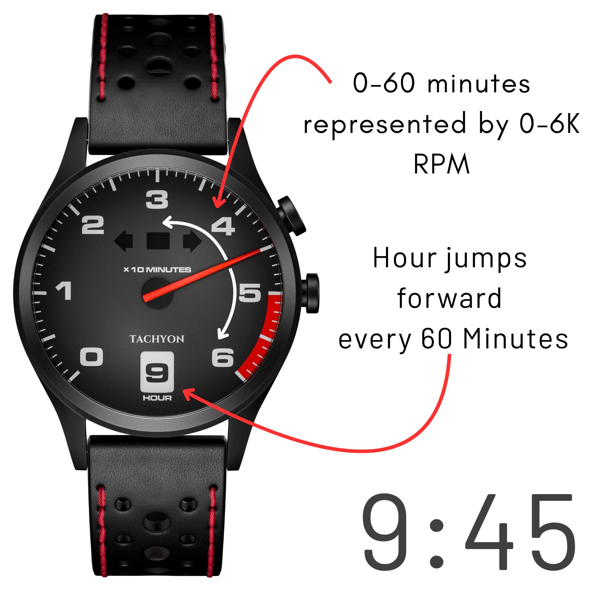 Tachyon "Classic" Black Strap Pre-Order